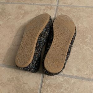 Toms Shoes - Toms blue black tweed shoes 9 Toms Shoes - Toms blue black tweed shoes 9